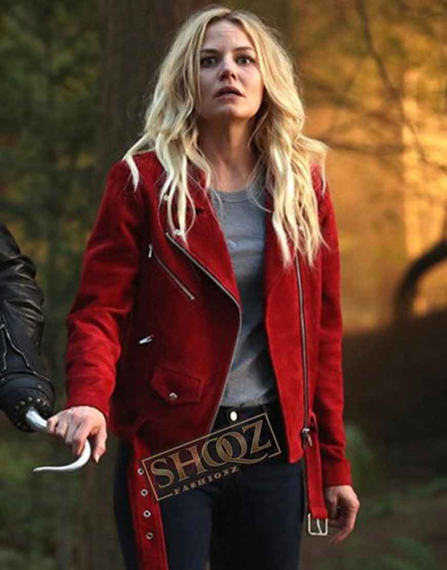 Once Upon a Time (Emma Swan) Jennifer Morrison Leather Jacket 1 Once Upon a Time (Emma Swan) Jennifer Morrison Leather Jacket