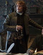 Outlander Sam Heughan Leather Coat