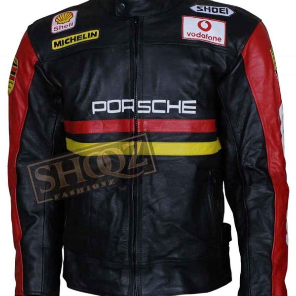 Porsche 930 Turbo Black Leather Jacket