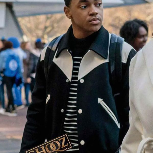 Power Book II Ghost Michael Rainey Jr (Tariq St. Patrick) Varsity Jacket