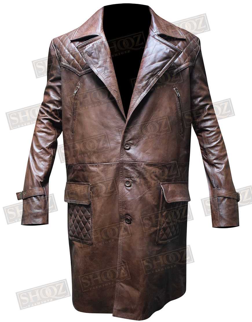 Priest Hicks Cam Gigandet Brown Leather Coat 1 Priest Hicks Cam Gigandet Brown Leather Coat