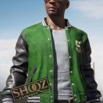 PUBG Green Varsity Bomber Jacket