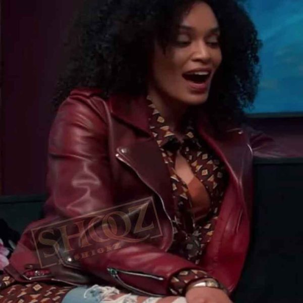 Queen Sono Pearl Thusi Leather Jacket