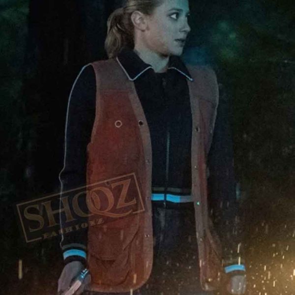 Riverdale Season 4 Lili Reinhart Suede Vest