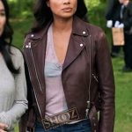 Redemption in Cherry Springs (Melanie Abrams) Rochelle Aytes Leather Jacket