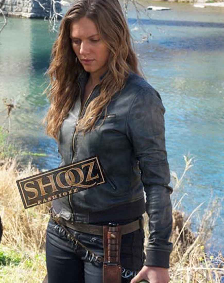 Revolution Tracy Spiridakos Black Jacket 1 Revolution Tracy Spiridakos Black Jacket