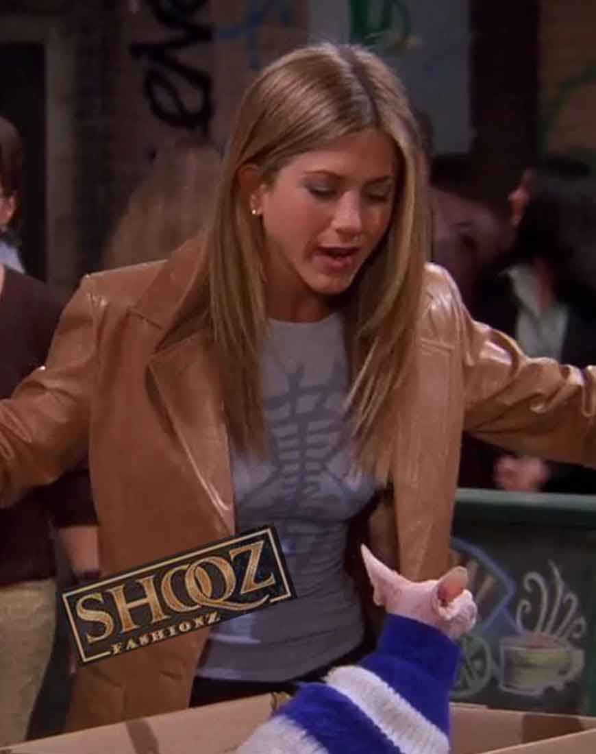 Jennifer Aniston Friends Rachel Green Leather Jacket 1 Jennifer Aniston Friends Rachel Green Leather Jacket
