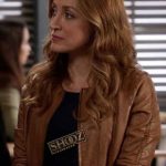 Rizzoli & Isles (Maura Isles) Sasha Alexander Leather Jacket