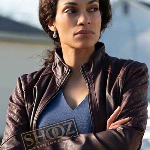 Dopesick (Bridget Meyer) Rosario Dawson Leather Jacket