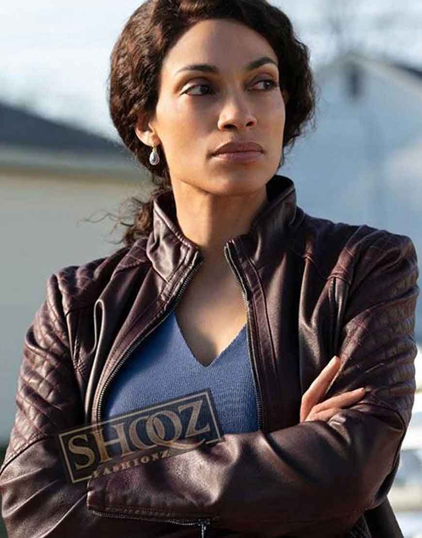 Dopesick (Bridget Meyer) Rosario Dawson Leather Jacket