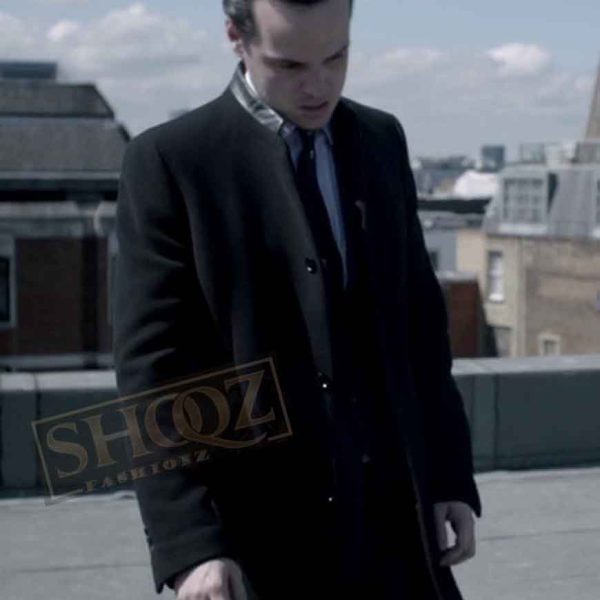 Sherlock Andrew Scott Black Coat