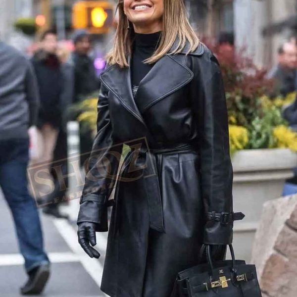 Second Act Jennifer Lopez Leather Coat