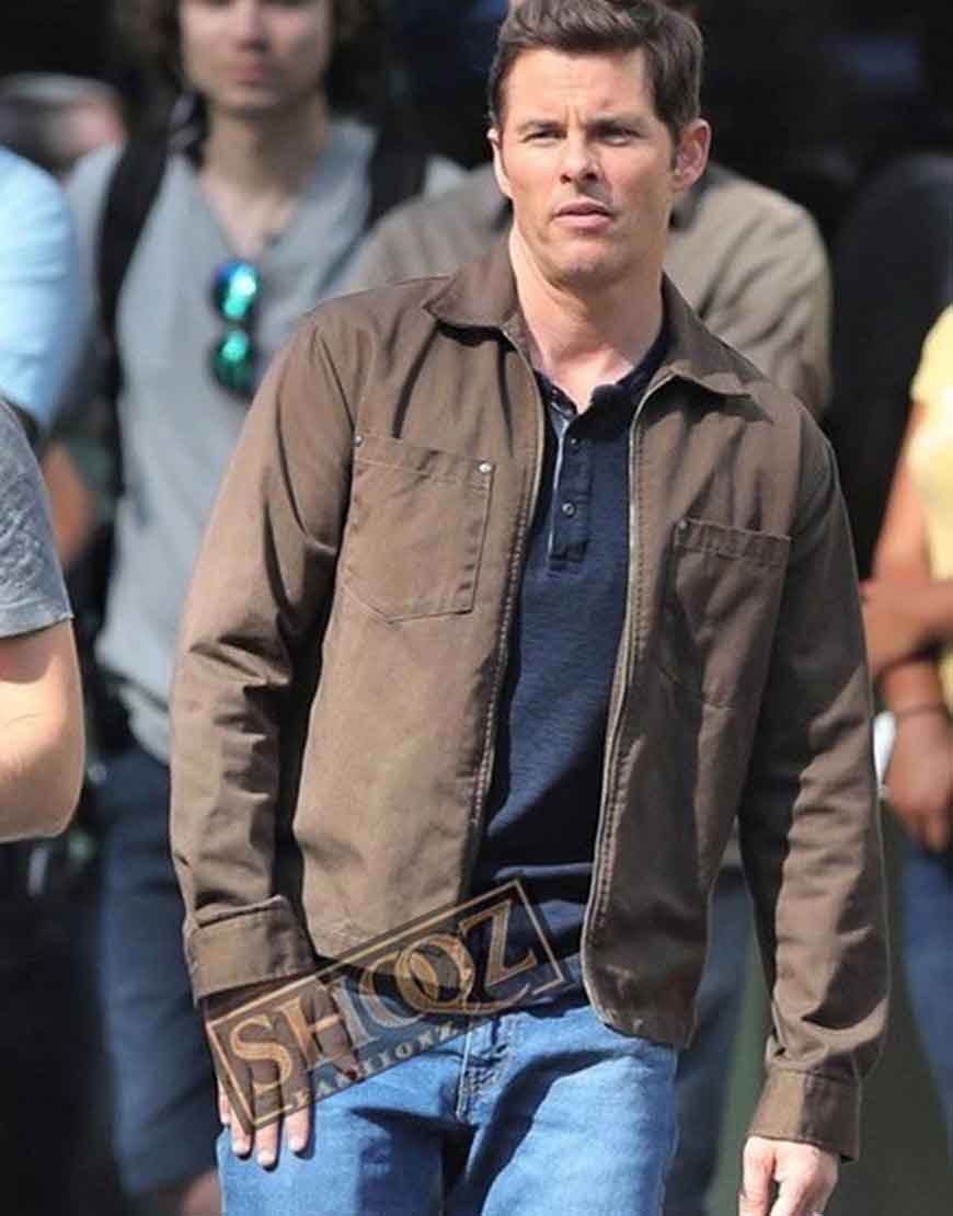 Sonic The Hedgehog James Marsden (Tom) Brown Cotton Jacket 1 Sonic The Hedgehog James Marsden (Tom) Brown Cotton Jacket