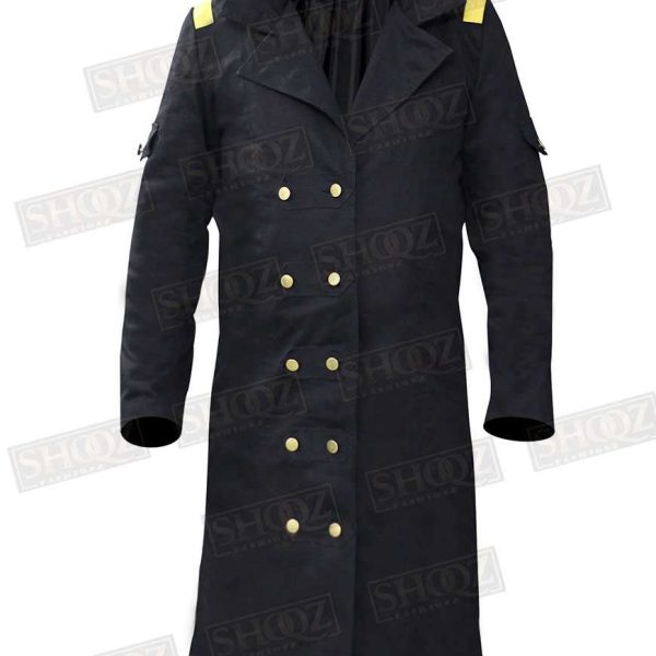 Steampunk Gothic Double Breasted Trench Costume Coat