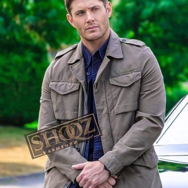 Supernatural Jensen Ackles (Dean Winchester) Green Military Cotton Jacket