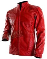 The Place Beyond The Pines Ryan Gosling Red Leather Jacket