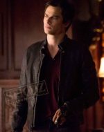 The Vampire Diaries Season 5 Ian Somerhalder Leather Jacket
