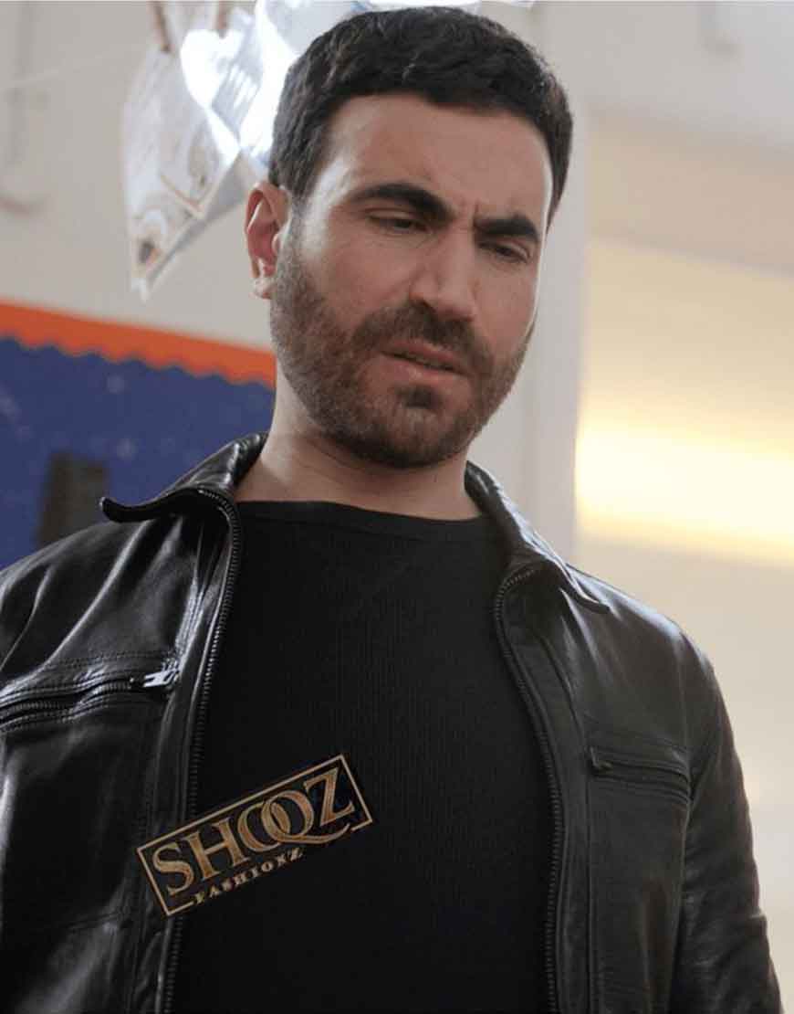 Ted Lasso (Roy Kent) Brett Goldstein Black Leather Jacket 1 Ted Lasso (Roy Kent) Brett Goldstein Black Leather Jacket