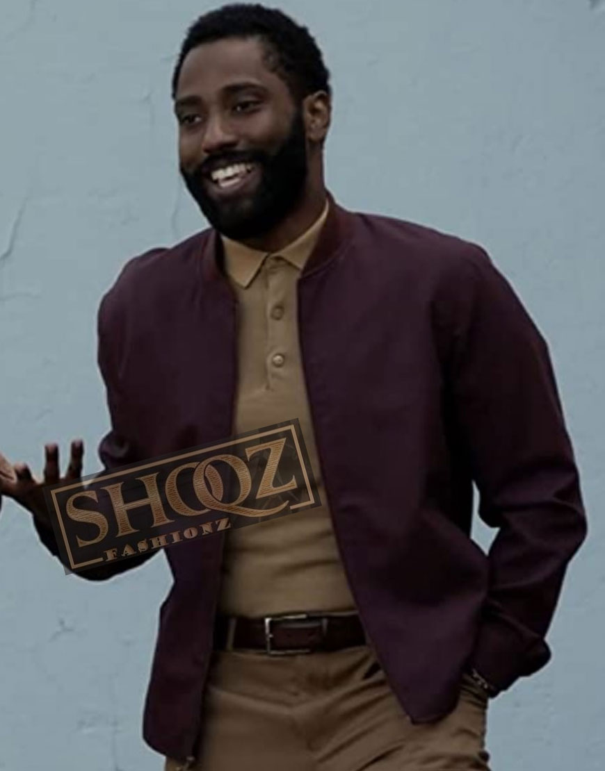 Tenet John David Washington Bomber Jacket 1 Tenet John David Washington Bomber Jacket