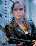 Terminator Genisys Emilia Clarke Leather Jacket