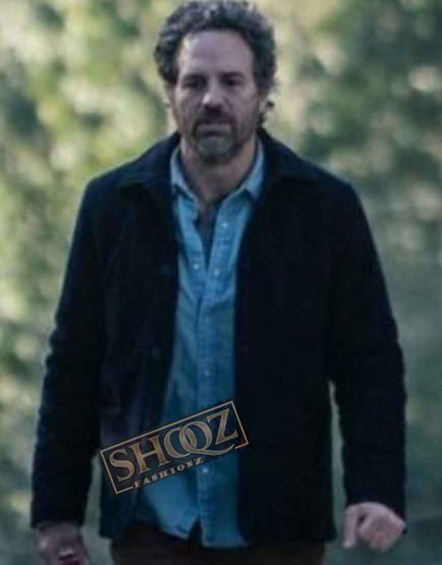 The Adam Project Mark Ruffalo Black Wool Jacket