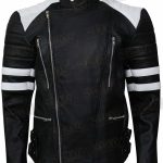 The Infiltrator Robert Mazur (Bryan Cranston) Stripes Biker Jacket