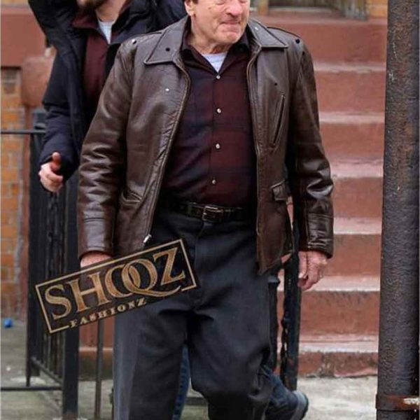 The Irishman Robert De Niro Brown Jacket