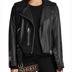 The Perfectionists Sydney Park (Caitlin Lewis) Black Leather Jacket