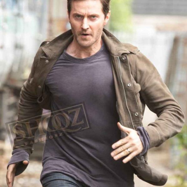The Stranger Richard Armitage Suede Jacket