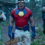 The Suicide Squad (Peacemaker) John Cena Red Leather Jacket