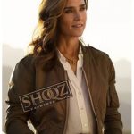 Top Gun Maverick Jennifer Connelly (Penny Benjamin) Brown Bomber Jacket