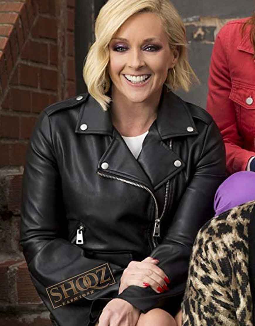 Unbreakable Kimmy Schmidt (Jacqueline White) Jane Krakowski Leather Jacket 1 Unbreakable Kimmy Schmidt (Jacqueline White) Jane Krakowski Leather Jacket