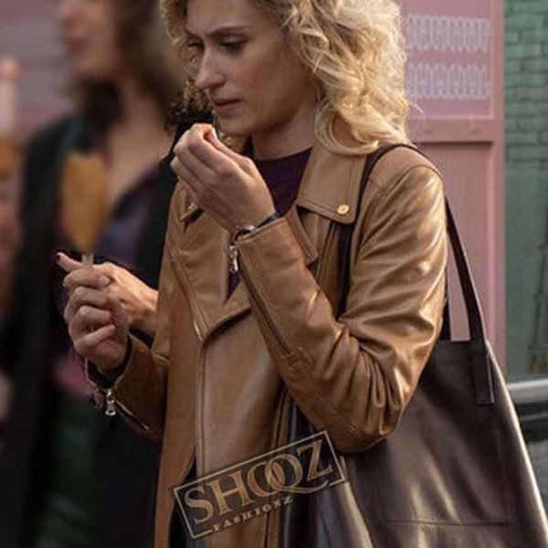 Valeria (Nerea) Teresa Riott Brown Leather Jacket