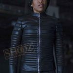 Watchmen Angela Abraham Black Leather Jacket