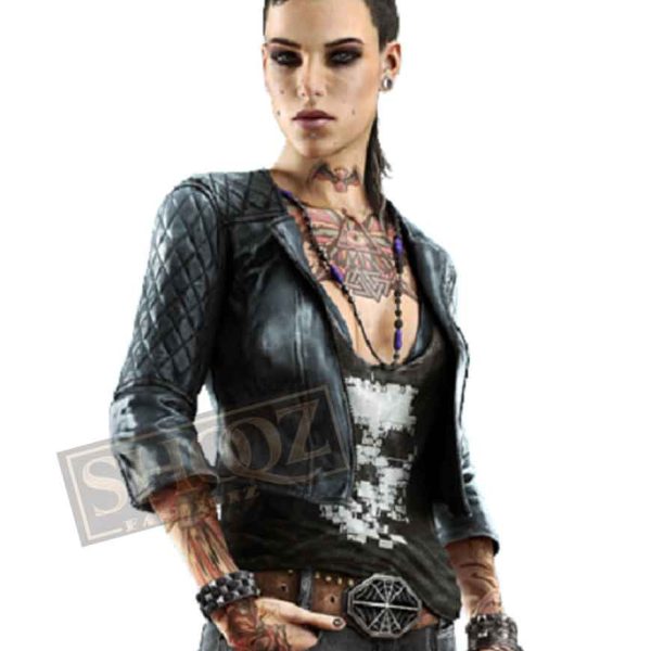 Watch Dogs Clara Lille Leather Jacket