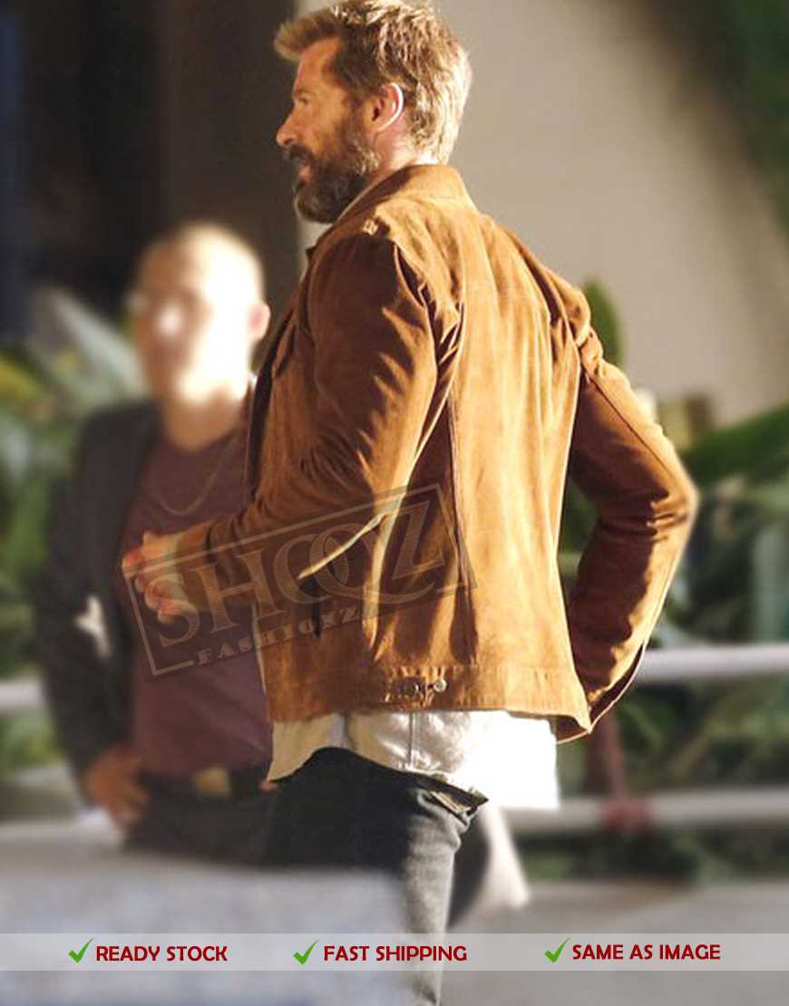 The Wolverine (Logan) Hugh Jackman Brown Suede Jacket