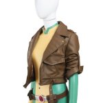 X Men Rogue Brown Leather Jacket