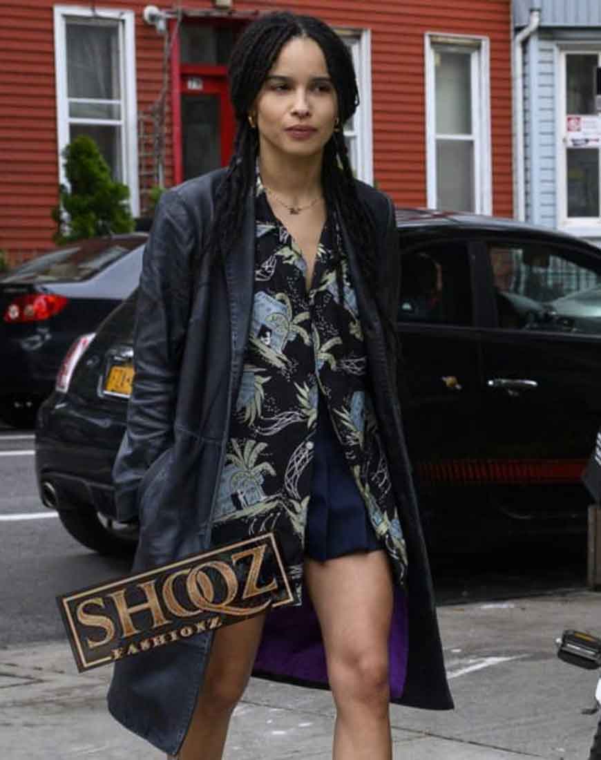 Robyn Rob Brooks High Fidelity Zeo Kravitz Coat 1 Robyn Rob Brooks High Fidelity Zeo Kravitz Coat