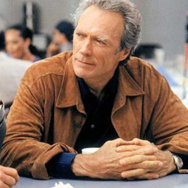 Absolute Power Clint Eastwood Tan Brown Suede Jacket