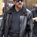 After Life Ricky Gervais (Tony ) Black Leather Jacket