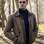 Alexander Skarsg?rd Infinity Pool 2023 James Foster Leather Jacket