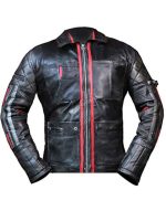 Alita Battle Keean Johnson Angel Hugo Leather Jacket