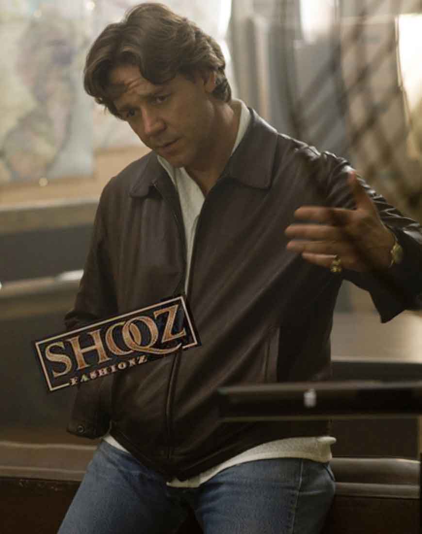 Russell Crowe American Gangster Richie Roberts Jacket 1 Russell Crowe American Gangster Richie Roberts Jacket