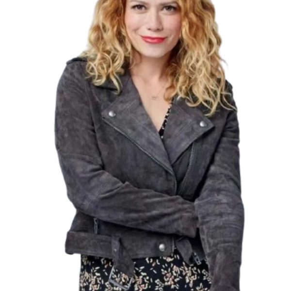 An Unexpected Christmas Bethany Joy Lenz Emily Suede Jacket
