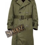 Mens M-5 Military Trench Coat