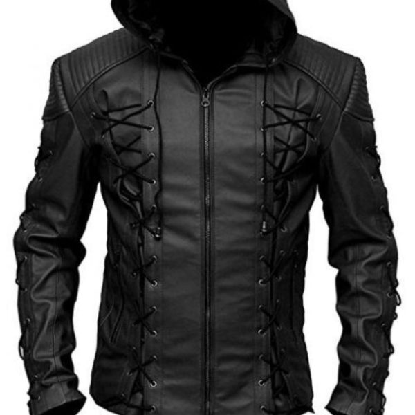 Arrow Colton Haynes Black Hoodie Jacket