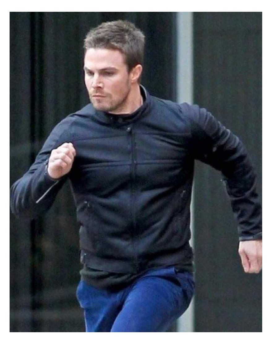Arrow Stephen Amell Black Jacket 1 Arrow Stephen Amell Black Jacket