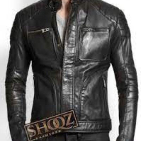 Arrow Suicide Squad (John Diggle) David Ramsey Black Leather Jacket