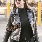 Ashley Graham Oversize Leather Jacket