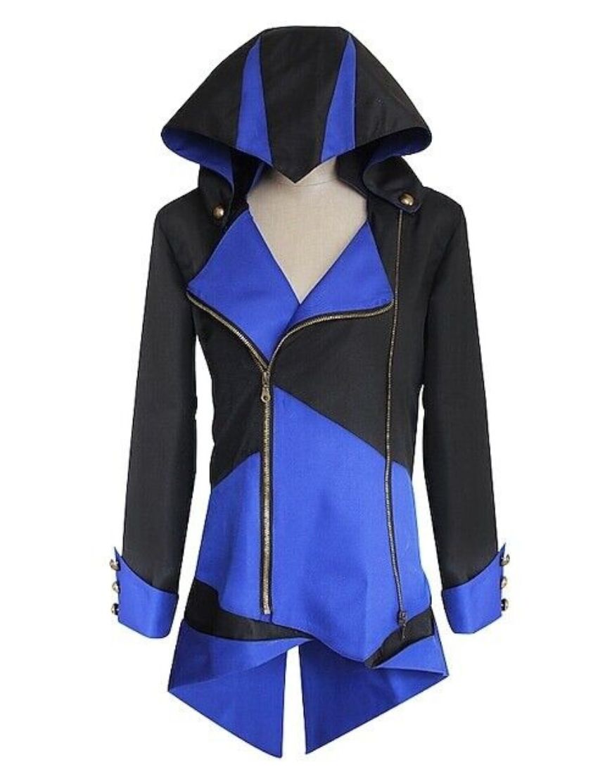 Assassins Creed Black And Blue Hoodie 1 Assassins Creed Black And Blue Hoodie